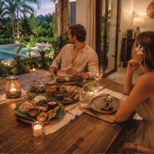 Traditional Balinese Megibung Dinner for Couples