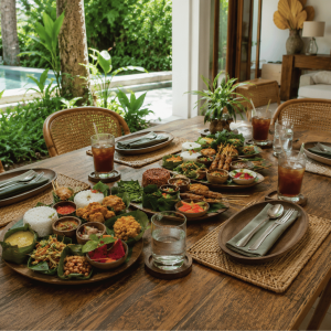 Traditional Balinese Megibung Dinner (4 Guests)